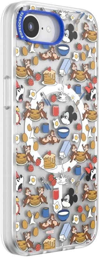 image:imagePopSockets iPhone 16 Phone Case with MagSafe Wireless Charging Compatible Disney Serene MickeyMickeys Breakfast Buffet