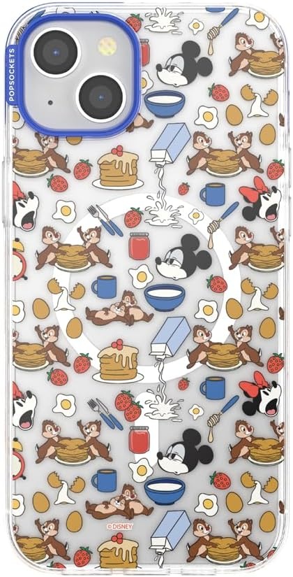 image:imagePopSockets iPhone 16 Phone Case with MagSafe Wireless Charging Compatible Disney Serene MickeyMickeys Breakfast Buffet