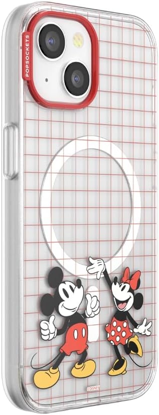image:imagePopSockets iPhone 16 Phone Case with MagSafe Wireless Charging Compatible Disney Serene MickeyMod Mickey Minnie