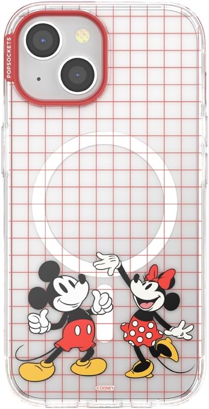 image:imagePopSockets iPhone 16 Phone Case with MagSafe Wireless Charging Compatible Disney Serene MickeyMod Mickey Minnie