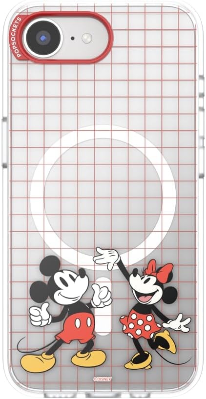 image:imagePopSockets iPhone 16 Phone Case with MagSafe Wireless Charging Compatible Disney Serene MickeyMod Mickey Minnie