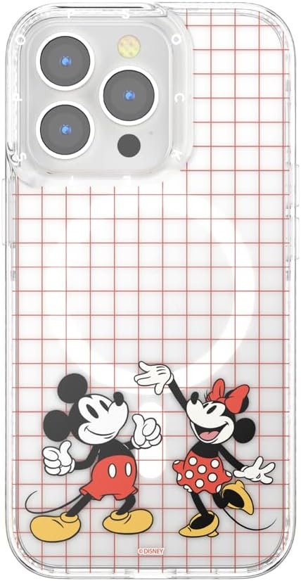 image:imagePopSockets iPhone 16 Phone Case with MagSafe Wireless Charging Compatible Disney Serene MickeyMod Mickey Minnie