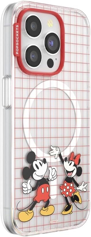 image:imagePopSockets iPhone 16 Phone Case with MagSafe Wireless Charging Compatible Disney Serene MickeyMod Mickey Minnie