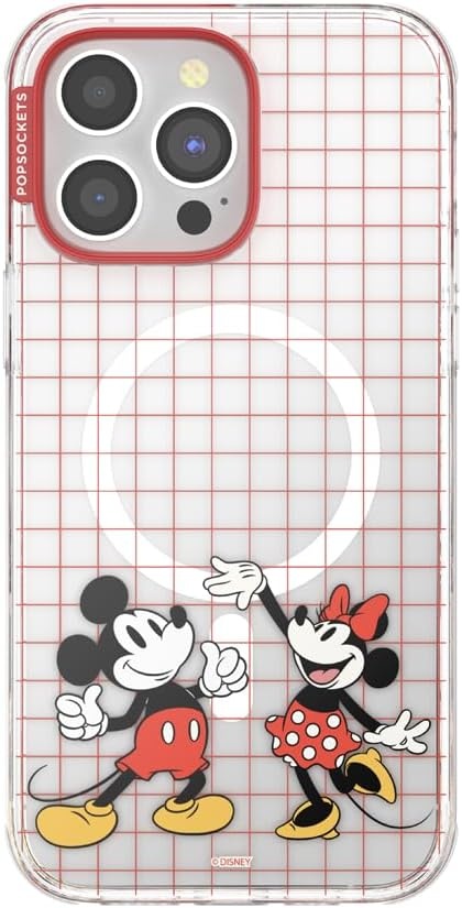 image:imagePopSockets iPhone 16 Phone Case with MagSafe Wireless Charging Compatible Disney Serene MickeyMod Mickey Minnie