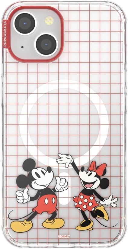 image:imagePopSockets iPhone 16 Phone Case with MagSafe Wireless Charging Compatible Disney Serene MickeyMod Mickey Minnie