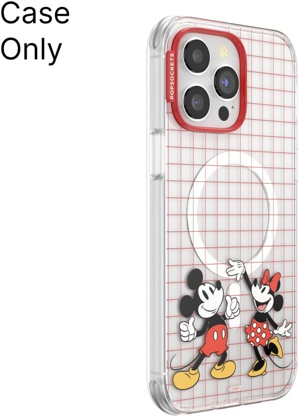 image:imagePopSockets iPhone 16 Phone Case with MagSafe Wireless Charging Compatible Disney Serene MickeyMod Mickey Minnie