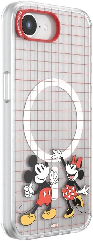 image:imagePopSockets iPhone 16 Phone Case with MagSafe Wireless Charging Compatible Disney Serene MickeyMod Mickey Minnie