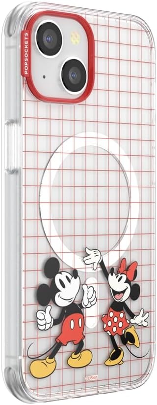 image:imagePopSockets iPhone 16 Phone Case with MagSafe Wireless Charging Compatible Disney Serene MickeyMod Mickey Minnie
