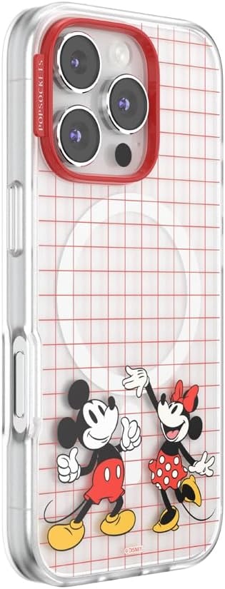 image:imagePopSockets iPhone 16 Phone Case with MagSafe Wireless Charging Compatible Disney Serene MickeyMod Mickey Minnie