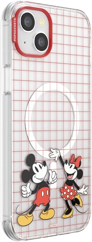 image:imagePopSockets iPhone 16 Phone Case with MagSafe Wireless Charging Compatible Disney Serene MickeyMod Mickey Minnie