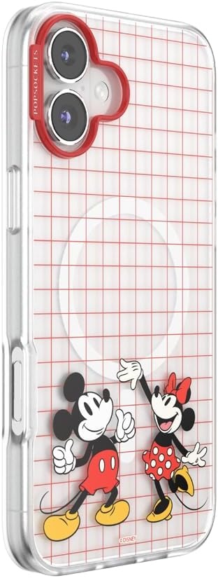image:imagePopSockets iPhone 16 Phone Case with MagSafe Wireless Charging Compatible Disney Serene MickeyMod Mickey Minnie