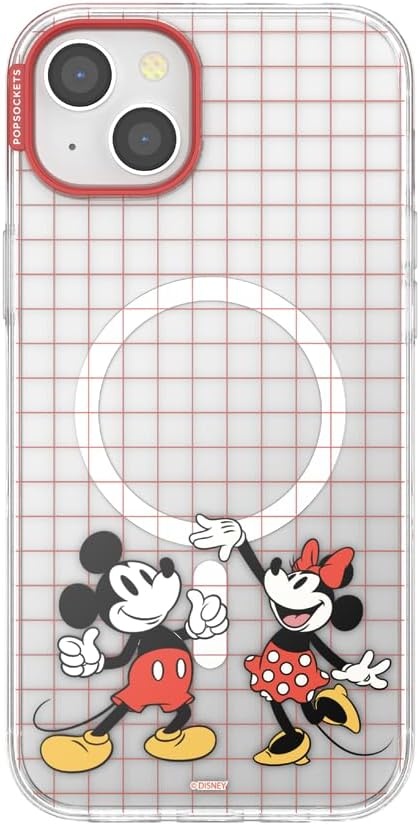 image:imagePopSockets iPhone 16 Phone Case with MagSafe Wireless Charging Compatible Disney Serene MickeyMod Mickey Minnie