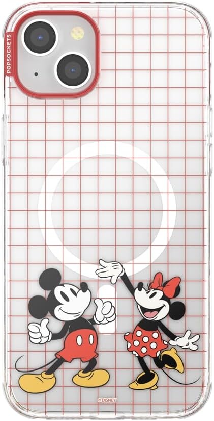 image:imagePopSockets iPhone 16 Phone Case with MagSafe Wireless Charging Compatible Disney Serene MickeyMod Mickey Minnie