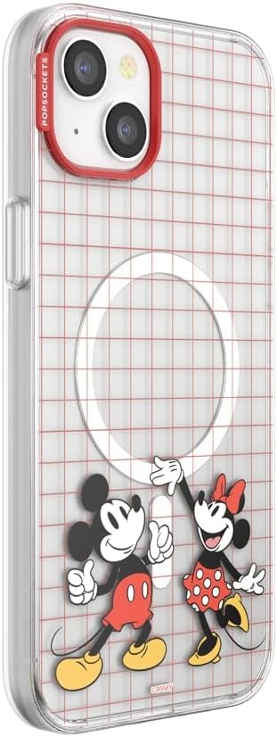 image:imagePopSockets iPhone 16 Phone Case with MagSafe Wireless Charging Compatible Disney Serene MickeyMod Mickey Minnie