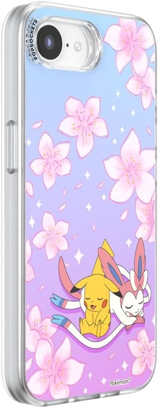 image:imagePopSockets iPhone 16 Phone Case with MagSafe Wireless Charging Compatible Pokemon Sakura Dreams