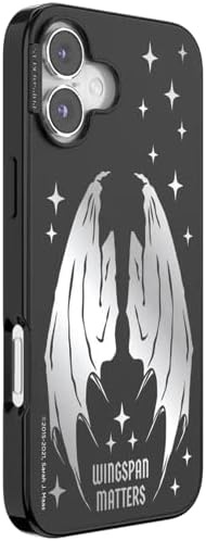 image:imagePopSockets iPhone 16 Plus Phone Case with MagSafe Wireless Charging Compatible Bookish Wingspan
