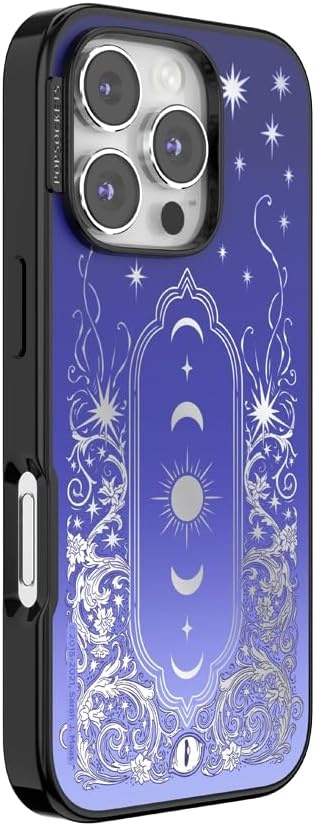 image:imagePopSockets iPhone 16 Pro Phone Case with MagSafe Wireless Charging Compatible Bookish Mirror Curse Breaker
