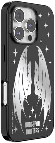 image:imagePopSockets iPhone 16 Pro Phone Case with MagSafe Wireless Charging Compatible Bookish Wingspan