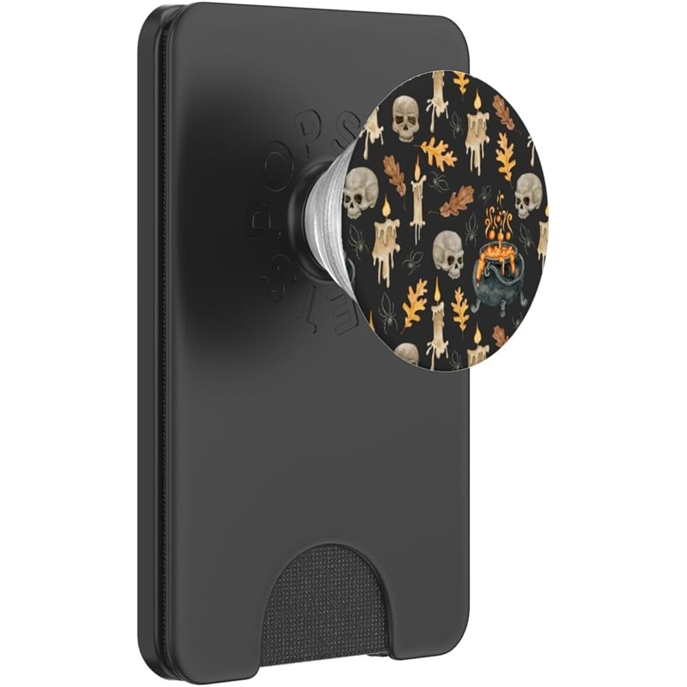 image:imagePopSockets Halloween Phone Grip Spooky Pattern PopSockets Adhesive PopGripMagnetic PopWallet