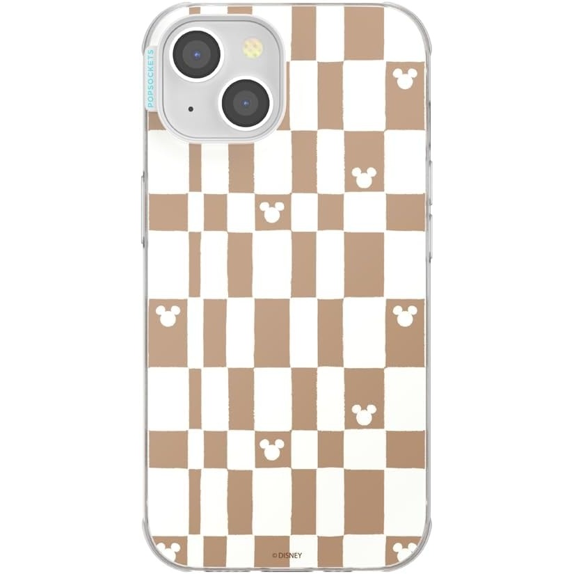 image:imagePopSockets iPhone 16 Phone Case with MagSafe Wireless Charging Compatible Disney  Mod Mickey and MinnieMickey Latte Check
