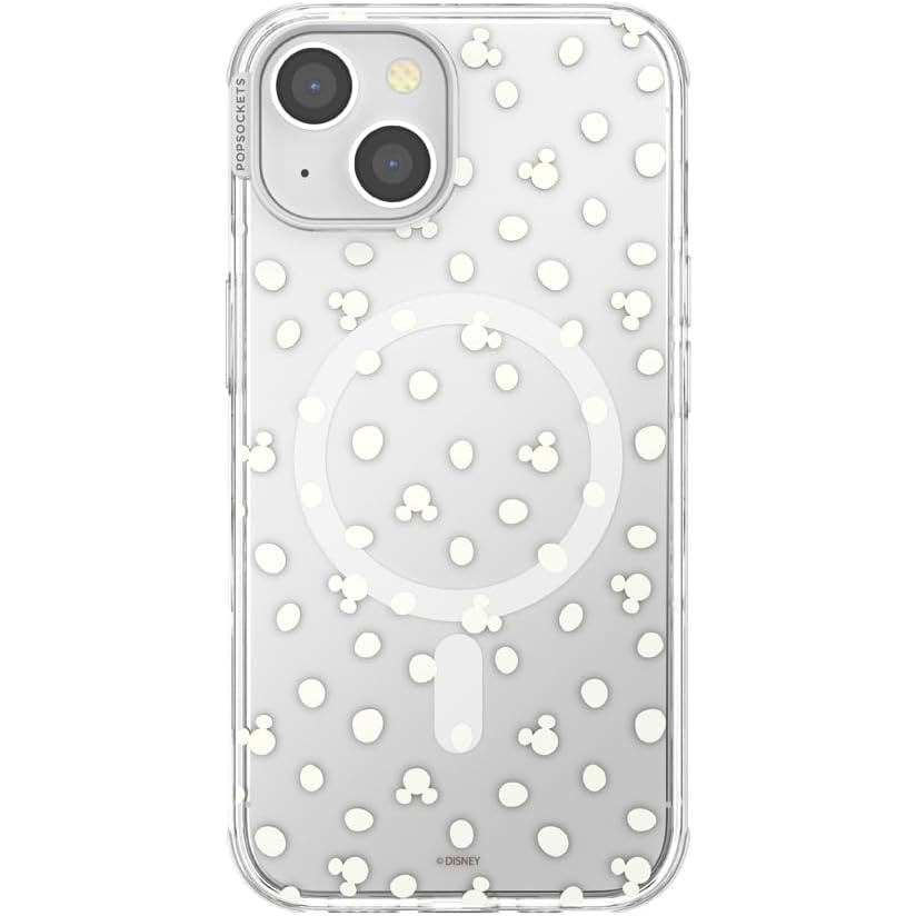 image:imagePopSockets iPhone 16 Phone Case with MagSafe Wireless Charging Compatible Disney  Mod Mickey and MinnieMickey Polka Dot