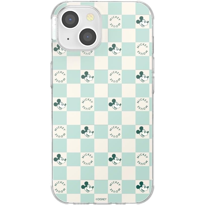image:imagePopSockets iPhone 16 Phone Case with MagSafe Wireless Charging Compatible Disney Serene MickeyMickey Classic Check