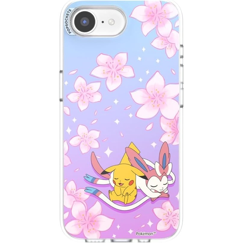 image:imagePopSockets iPhone 16 Phone Case with MagSafe Wireless Charging Compatible Pokemon  Sakura Dreams