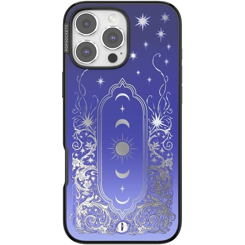 image:imagePopSockets iPhone 16 Pro Max Phone Case with MagSafe Wireless Charging Compatible Bookish Mirror Curse Breaker