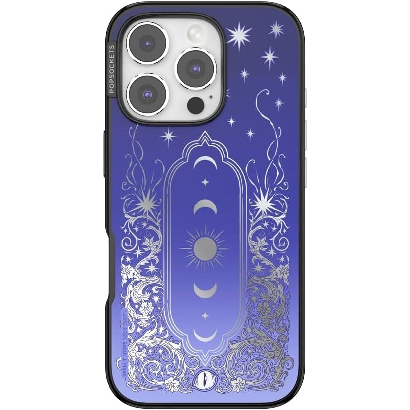 image:imagePopSockets iPhone 16 Pro Phone Case with MagSafe Wireless Charging Compatible Bookish  Mirror Curse Breaker