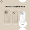 PopSockets iPhone 16 Phone Case with MagSafe, Wireless Charging Compatible, Checkered – Blush Gingham(Albalone)