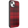 PopSockets iPhone 16 Phone Case with MagSafe, Wireless Charging Compatible, Checkered – Blush Gingham(Buffalo Check)