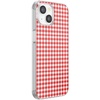PopSockets iPhone 16 Phone Case with MagSafe, Wireless Charging Compatible, Checkered – Blush Gingham(Red Gingham)