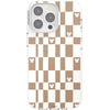 PopSockets iPhone 16 Phone Case with MagSafe, Wireless Charging Compatible, Disney – Mod Mickey and Minnie(Mickey Latte Check)