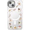 PopSockets iPhone 16 Phone Case with MagSafe, Wireless Charging Compatible, Bookish – Spooky Book Club Smoke(Spooky Book Club Clear)