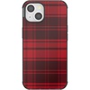 PopSockets iPhone 16 Phone Case with MagSafe, Wireless Charging Compatible, Checkered – Blush Gingham(Buffalo Check)
