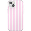PopSockets iPhone 16 Phone Case with MagSafe, Wireless Charging Compatible, Checkered – Blush Gingham(Club Stripe Pink)