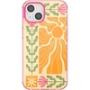 PopSockets iPhone 16 Phone Case with MagSafe, Wireless Charging Compatible, Checkered – Blush Gingham(Desert Mosaic)