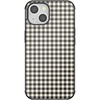 PopSockets iPhone 16 Phone Case with MagSafe, Wireless Charging Compatible, Checkered – Blush Gingham(Gingham)