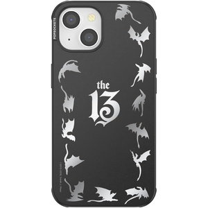 PopSockets iPhone 16 Phone Case with MagSafe, Wireless Charging Compatible, Bookish – Spooky Book Club Smoke(The 13)