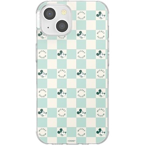 PopSockets iPhone 16 Phone Case with MagSafe, Wireless Charging Compatible, Disney – Mod Mickey and Minnie(Mickey Classic Check)